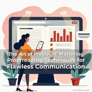 Artistic representation for The Art of Precision: Mastering Proofreading Techniques for Flawless Communication
